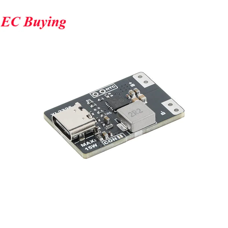 10Pcs/1pc 2S 3S Type-C BMS 15W 8.4V 12.6V 1.5A Lithium Battery Charging Boost Module With Balanced Support Fast Charge Indicator