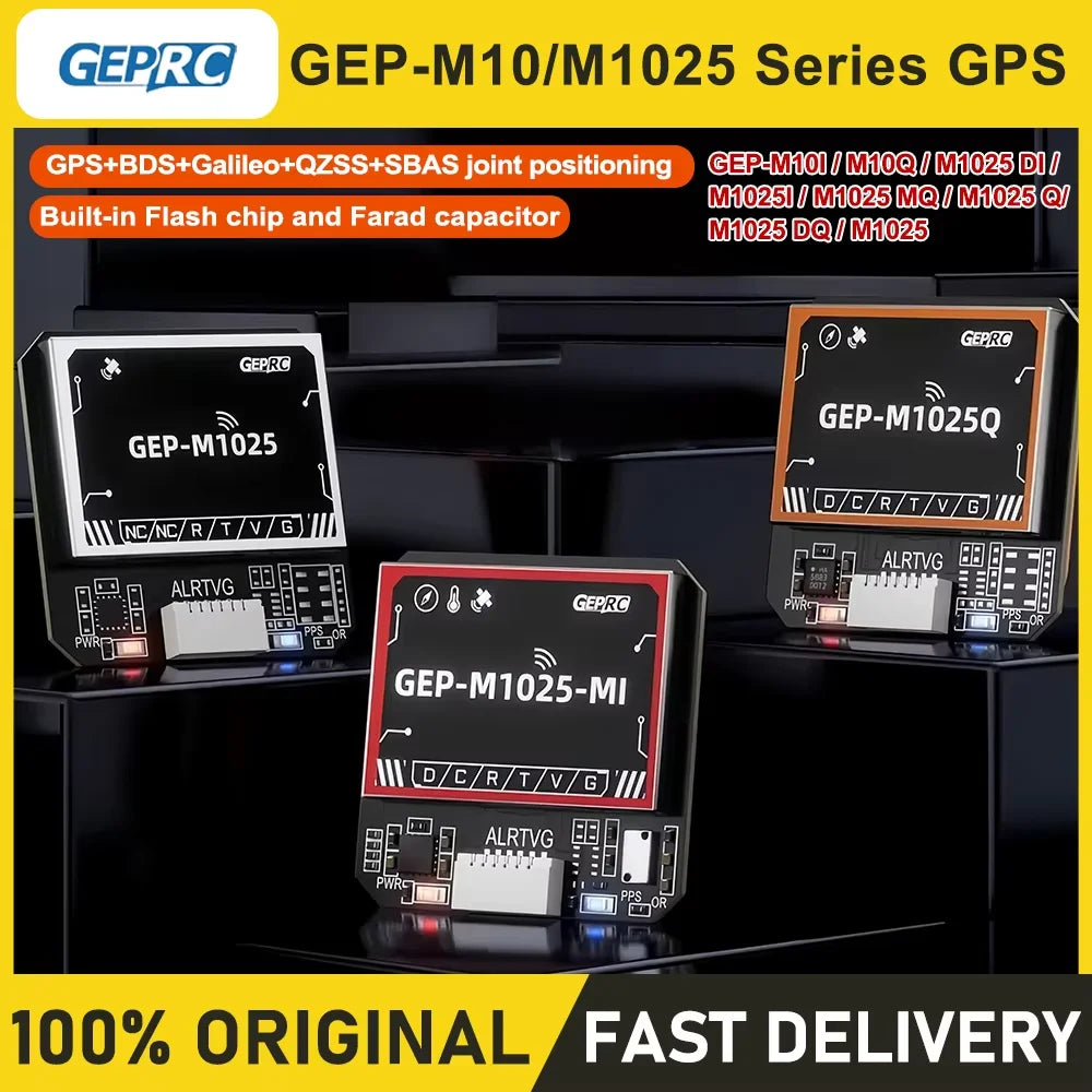 GEPRC GEP-M10Q / M10 Nano / GEP-M1025 DI MI Q GPS U-Blox M10 GNSS Receiver Fast Satellite Lock For RC FPV Drone