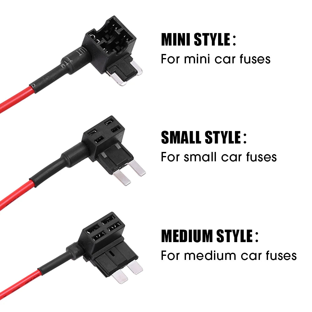 32V MINI SMALL MEDIUM Size Car Fuse Holder Add-a-circuit TAP Adapter Micro Mini Standard ATM Blade Fuse for Cars Vans 20/10/5pcs