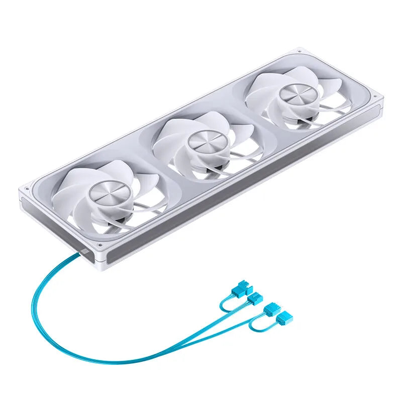 JONSBO ZA-140/420 Case Cooling Fan 140mm ARGB 3 Connected Bodies PWM Quiet Fan  Replaceable Fan Blades