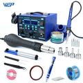 WEP 862BD+ Visible Adjustable Temperture Air Volume BGA Rework Station Hot Air Soldering Station SMD Rework Station With ESD