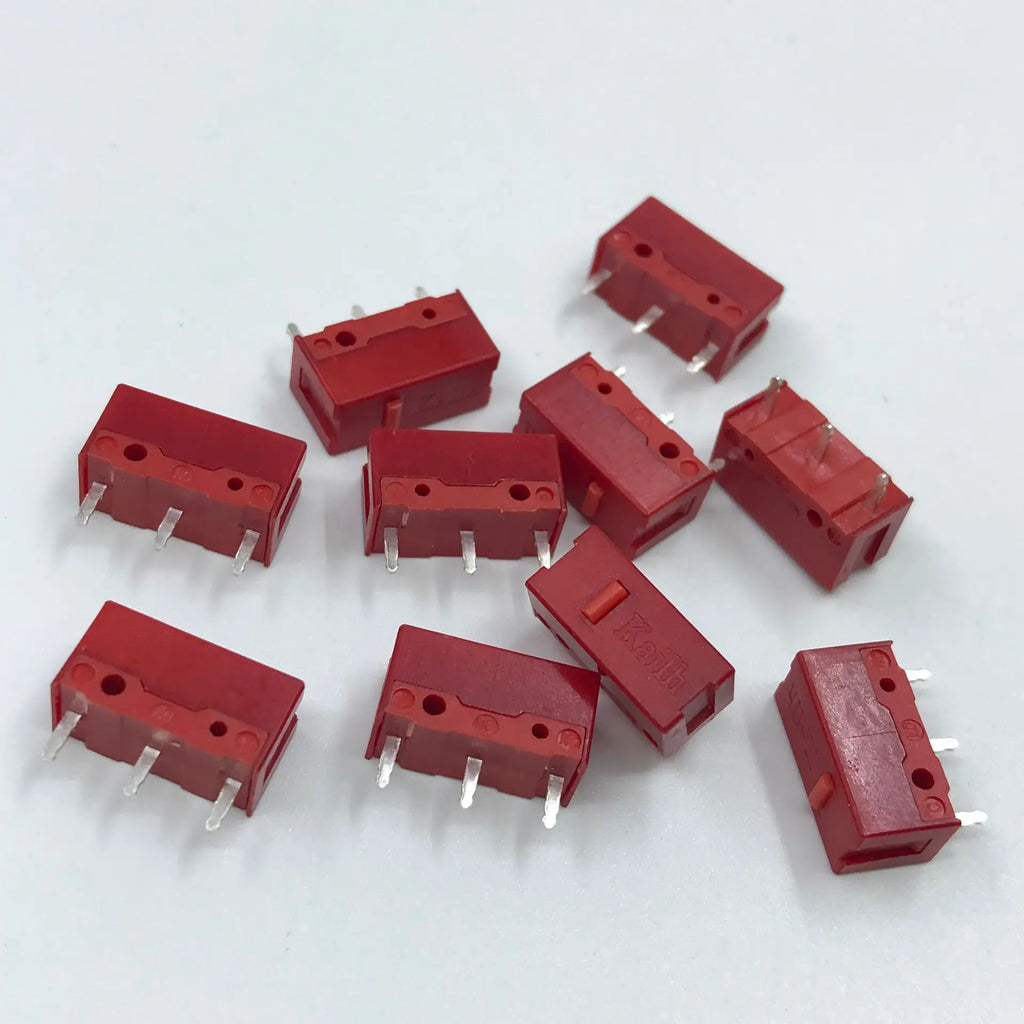 1Pcs-10Pcs Kailh GM 4.0 Red Dot 3-Pin 60 million click life Mouse Micro Switch Computer mouse left right Micro Swicth button