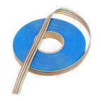 10meters/lot Ribbon Cable 16 WAY Flat Color Rainbow Ribbon Cable Wire Rainbow Cable 16P Ribbon Cable 1.27MM Pitch