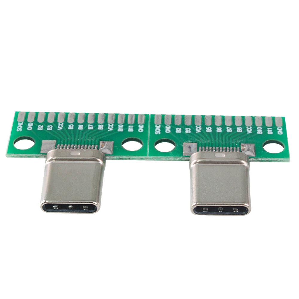 Type-C Test Board USB 3.1 Connector Module PCB Board Male /Female / Male to Female Head Convertor USB3.1 Transfer Adapter Plate