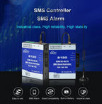 GSM 3G 4G Cellular RTU SMS Alarm Controller S150 8DIN 2Relay Switch Industrial IoT Monitoring System In-Built Watchdog