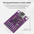 USB to SMBus/I2C Communication Module CP2112 Module CCS811 Debug Board TYPE-C/Micro USB Interface