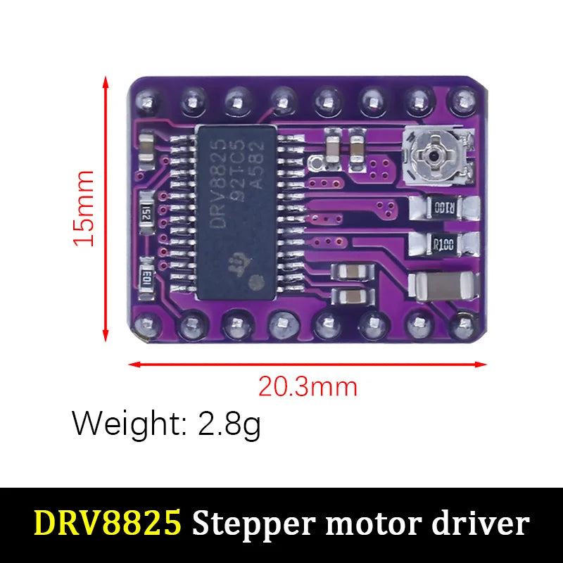 3D Printer Parts StepStick DRV8825 A4988 Stepper Motor Driver With Heat sink Carrier Reprap MKS GEN V1.4 board