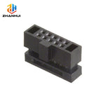 5/10Pcs FC 1.27mm IDC Female Header - 6-50 Pin Socket for 0.635mm Pitch Flat Cable, No-Solder IDC Crimp Connector