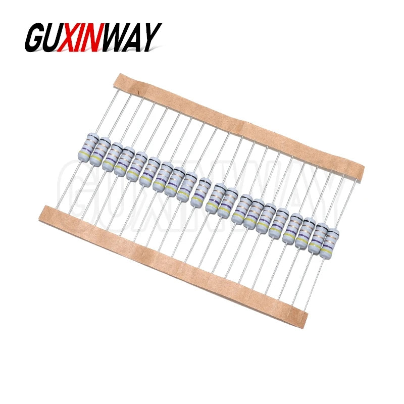20pcs 1W 5% Wire Wound Resistor Fuse Winding Resistance 0.1R 0.33R 1R 2.2R 3R 4.7R 5.1R 6.8R 10R 22R 68R 100R 200R 510R 0.1 Ohm