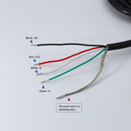 100/200/360/400/500/600P Photoelectric Incremental Rotary Encoder AB 2-phase NPN open collector output Optical rotary encoder