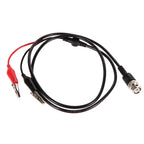 1M BNC Q9 to Dual Alligator Clip Oscilloscope Test Probe Leads 4MM Banana Plug Cables Connector Dual Tester Tools for Electrical
