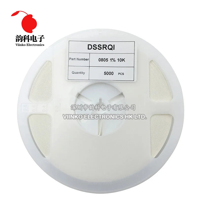5000pcs 1% 0805 SMD resistor 0R ~ 10M 1/8W 0 0.1 1 10 100 150 220 330 ohm 1K 2.2K 10K 100K 470K 1R 10R 100R 150R 220R 330R 1M