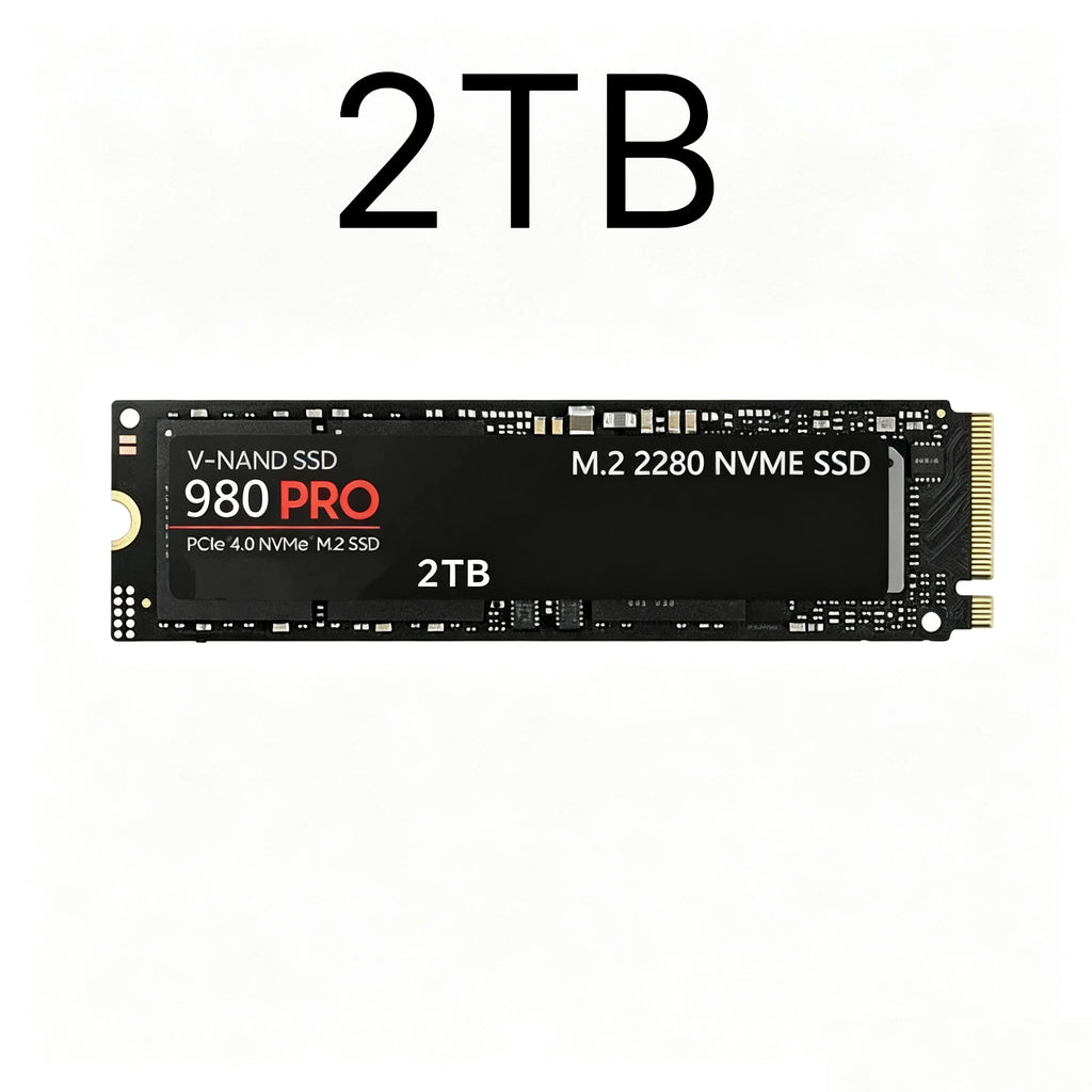 Original 980Pro PCIe Gen4 x4 NVMe M.2 1TB SSD, 3D TLC NAND, 7000MB/s Ultra‑Fast Read Storage Drive for PC and Gaming Laptops