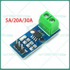 10-50PCS For ACS712 ACS724 5A 20A 30A Hall Current Sensor Module 05B