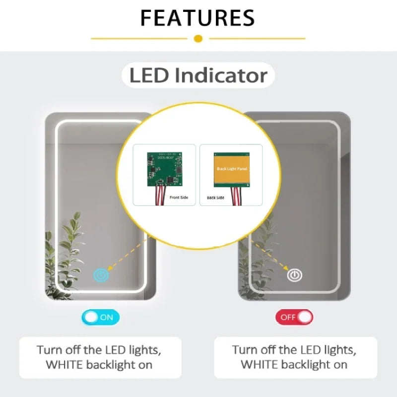Bathroom LED Dimmer 12V Touch Sensor 60W Capacitive Touch Sensor Switch 5A Touch Dimmer for Mirror Light