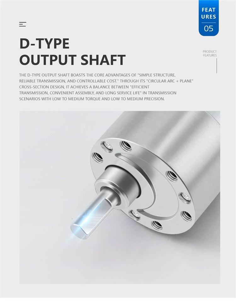 JGB37-520 Hall Encoder DC Geared Motor, 6V/12V, Reversible, High Torque 21KG.CM, All-metal Geared DC Motor With Hall Encoder.
