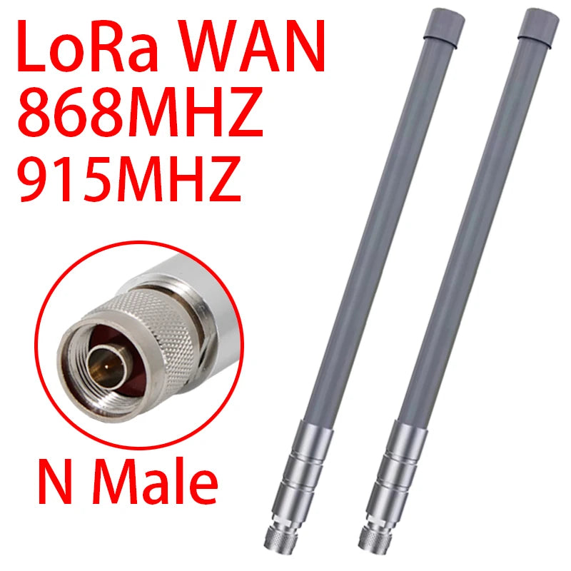 Meshtastic LoRa 868MHz 915MHz Antenna Helium Hotspot Outdoor N Male Omni Fiberglass Long-distance Receiving Antennas 35cm 55cm