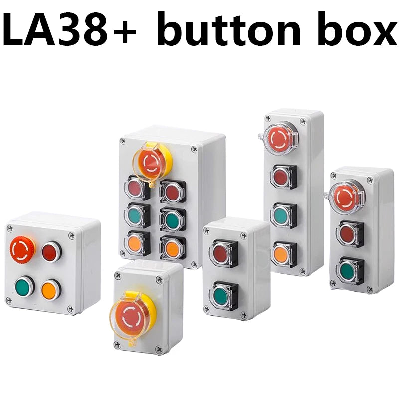 NEW high-quality Switch with arrow button control box self start button water tank electrical industrial emergency stop switch