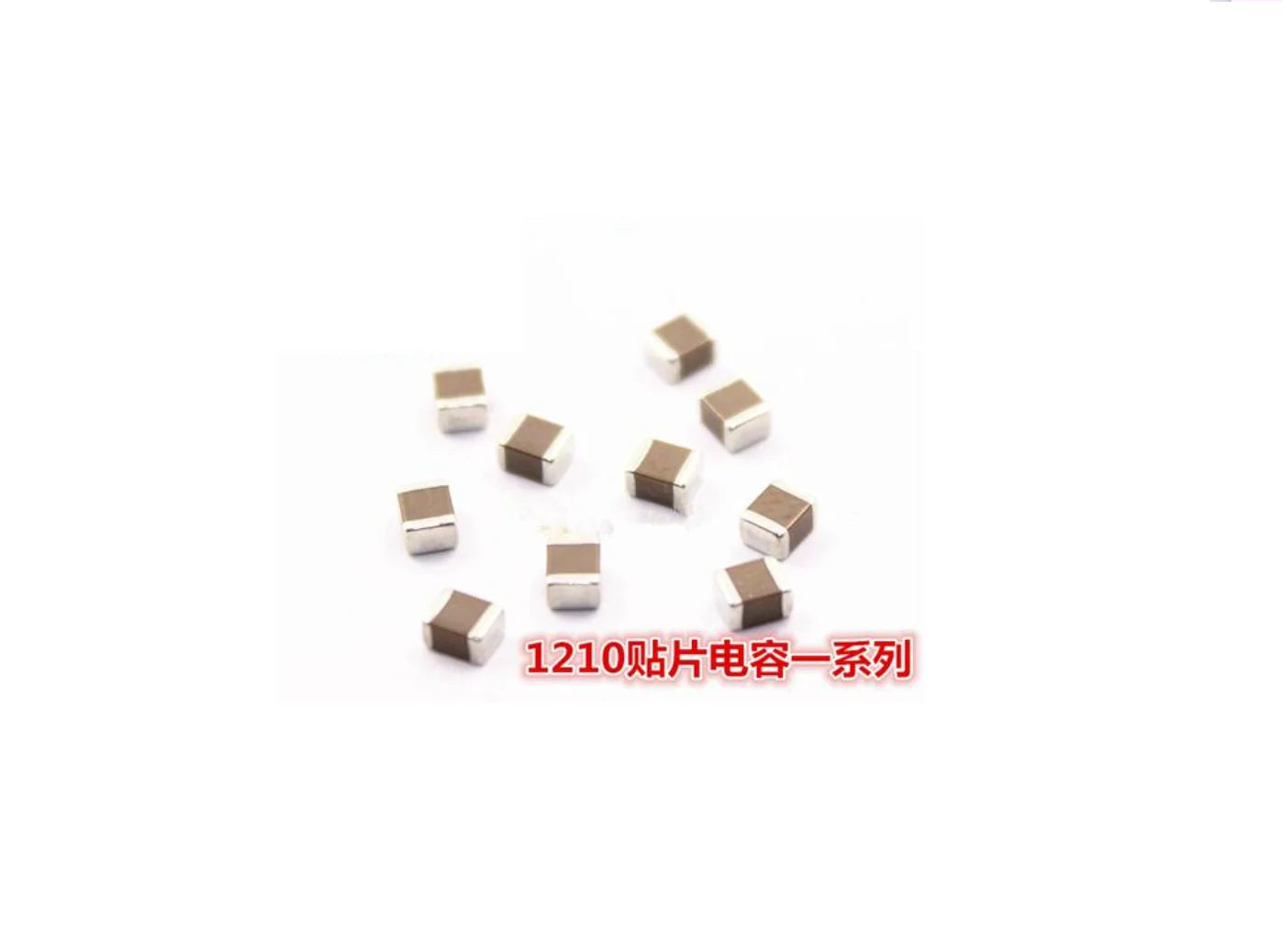 Surface mount capacitor 1210 332J 3.3NF 50V 100V 250V 5% NPO (COG) ceramic 2000PCS/disk