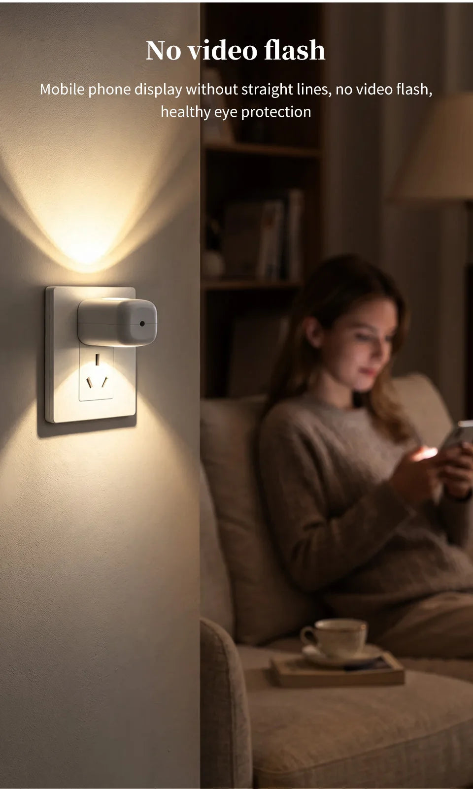 1/2/3/4pcs EU/US Plug LED Night Light Plug in Dusk To Dawn Sensor Auto on Off Rotatable Soft Light for Kids Room Kitchen Hallway