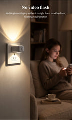 1/2/3/4pcs EU/US Plug LED Night Light Plug in Dusk To Dawn Sensor Auto on Off Rotatable Soft Light for Kids Room Kitchen Hallway