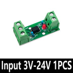 1~20PCS 3V~24V 1 Channel Way Optocoupler Isolation Module PC817 EL817 Photoelectric Isolator Rail Holder PLC Drive Motor Board