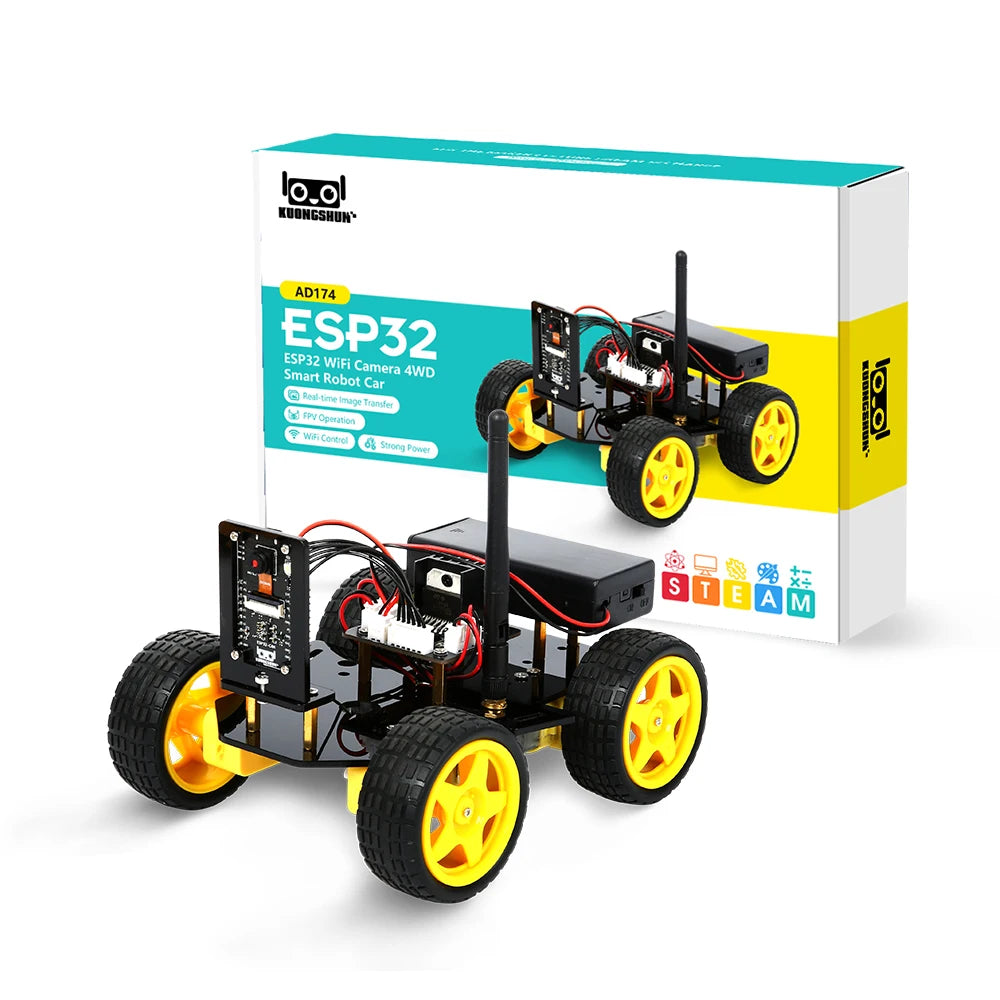 ESP32 Smart Robot Car Kit  Remote Control Car for Arduino Programming Project STEM Education Science Coding Kit