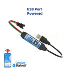 USB SP621E Mini Bluetooth LED Controller Smart APP Magic Color Dimmer SPI Addressable Digital IC for WS2812B 2811 5050 LED Strip