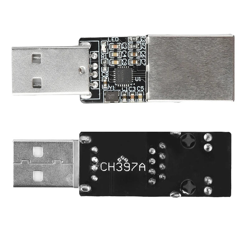 USB /Pin header/ Type C to RJ45 Ethernet Interface Module CH397A Module USB to Ethernet Interface Module USB to RJ45