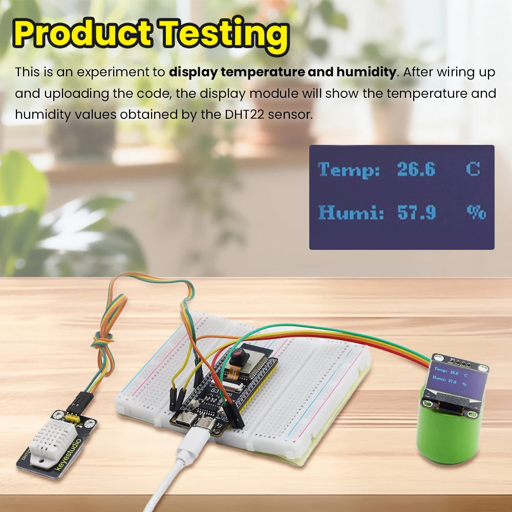1-3PCS Keyestudio N16R8 ESP32-S3 CAM Board with OV3660 Camera+Type C USB Cable for Arduino ESP32 Programming DIY Projects