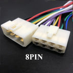 1Set 1/2/3/4/6/8P 6.3mm Automobile Harness Connector 15cm High Current Equipment Cable Male Female Plug Butt Joint 0.75mm2 18AWG