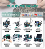 YIHUA 8786D Soldering Iron Hot Air Soldering Station DIY Digital Rework Station Phone Repair BGA SMD Solder Tool Welding Station