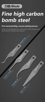 Maant MY-102 Blade Set BGA Maintenance Knife For iPhone CPU NAND CHIP IC Remove Glue Disassemble Rework Blade Knife Tools Kit