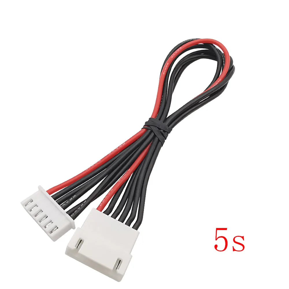5Pcs XH 2.54mm JST Male to Female Connector 2S 3S 4S 5S 6S 7S 8S Lipo Balance Wire Extension Charged Cable Lead Cord