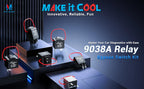 MICTUNING 9038A 12V Relay Bypass Switch Kit with Current Loop, 6-Piece, Fuel Pump Relay Bypass Main Switch, Diagnostic Test Tool