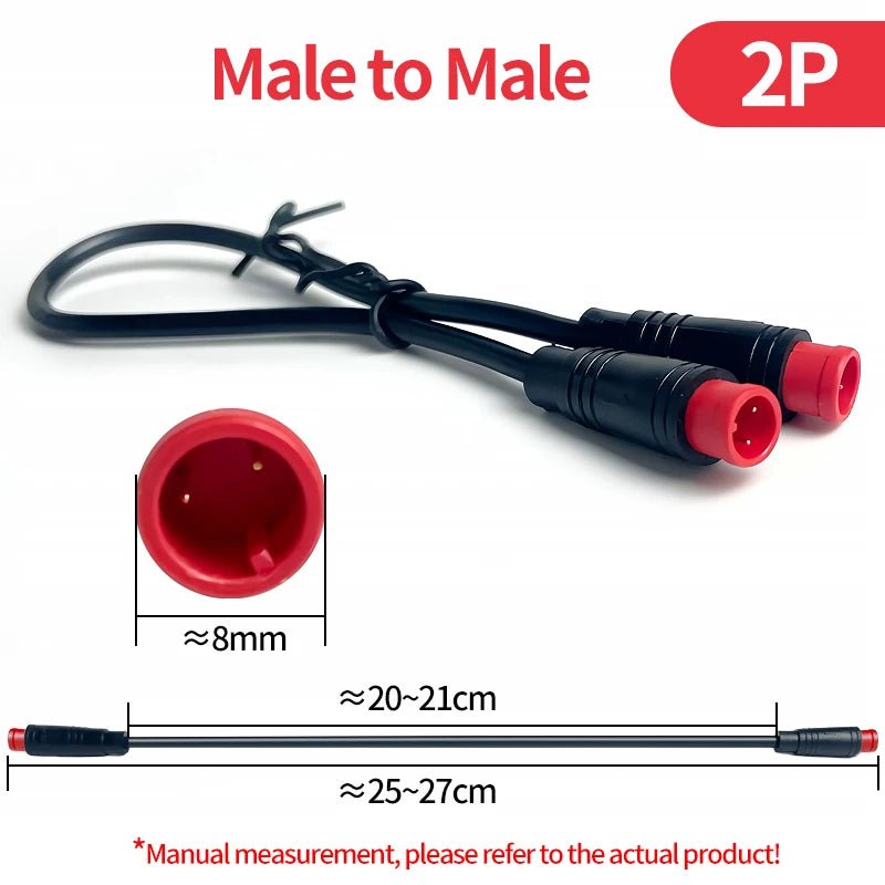 4Pcs M8 IP67 Waterproof Sensor Cable Connector 2 3 4 5 6 Pin Male Female Plug Socket 20cm Wire Extension Kit Industrial