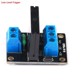High Level/Low Level 5V 1 Channel SSR G3MB-202P Solid State Relay Module 240V 2A Output with Resistive Fuse for Arduino