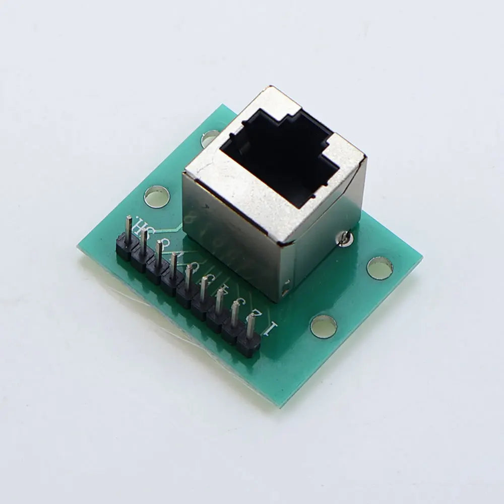 1Pc RJ45 Adapter Test Board To XH2.54 Modular Ethernet Connector Adapter Network Interface + Breakout Board + Pin Header