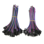 30/50/100pairs 2pin 3pin 4pin 5pin 6pin 15cm JST SM Connector Quick Male/Female Extension Cable For Lamp Driver CCTV Led Strip