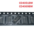 (10pcs) CD4051BM CD4051 CD4069BM CD4069 TI SOP16 8-Channel Analog Multiplexer IC One of Eight Analog Switch Chips