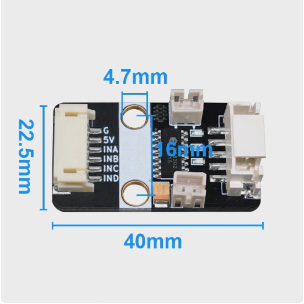 SA8302 Stepper Motor Driver Module Replace ULN2003 H-Bridge Controller for Arduino ESP32 Raspberry Pi Support 1x28BYJ-48 Stepper