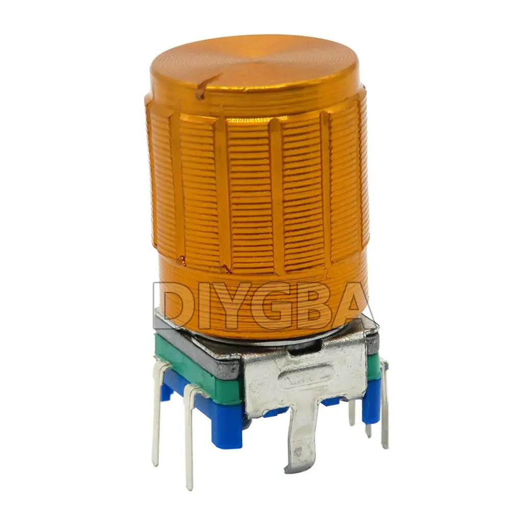 10PCS Half / Plum Axis Rotary Encoder, Handle Length 5Sets 15mm 20mm Code Switch/ EC11/ Digital Potentiometer With 13/15*17 Cap