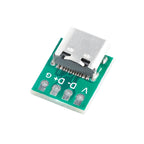 5PCS TYPE-C USB3.1 16 Pin Female to 2.54mm Type C Connector 16P Adapter Test PCB Board Plate Socket For Data Wire Cable Transfer