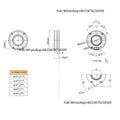 IP50 SSI Rotary Encoder 23 Bit Absolute with 14/15/19/20mm Hollow Shaft 20 Bit Optical with 14mm Shaft