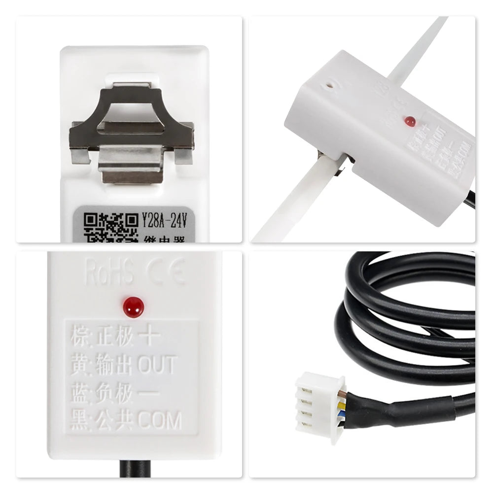5V/12V/24V  XKC-Y28A-NC/NO/RS485 Capacitive Liquid&Water Level Sensor With XH2.54 Connector+50cm Lines for Arduino DIY Projects