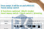 Touch Switch Capacitive Module 5V-24V 3A LED Dimming Control Lamps Active Components Short Distance Scan Sweep Hand Sensor Touc