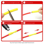 2M 3:1 Heat Shrink Tube With Glue 1.6mm-50mm Multicolor Dual Wall Adhesive Lined Polyolefin Shrinkin ﻿Wrap Cable Protect Sleeve