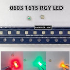 Highlight 0603 1615 RGY LED, Common Anode, Red-Green-Yellow 3 Color SMD Light Emitting Diode