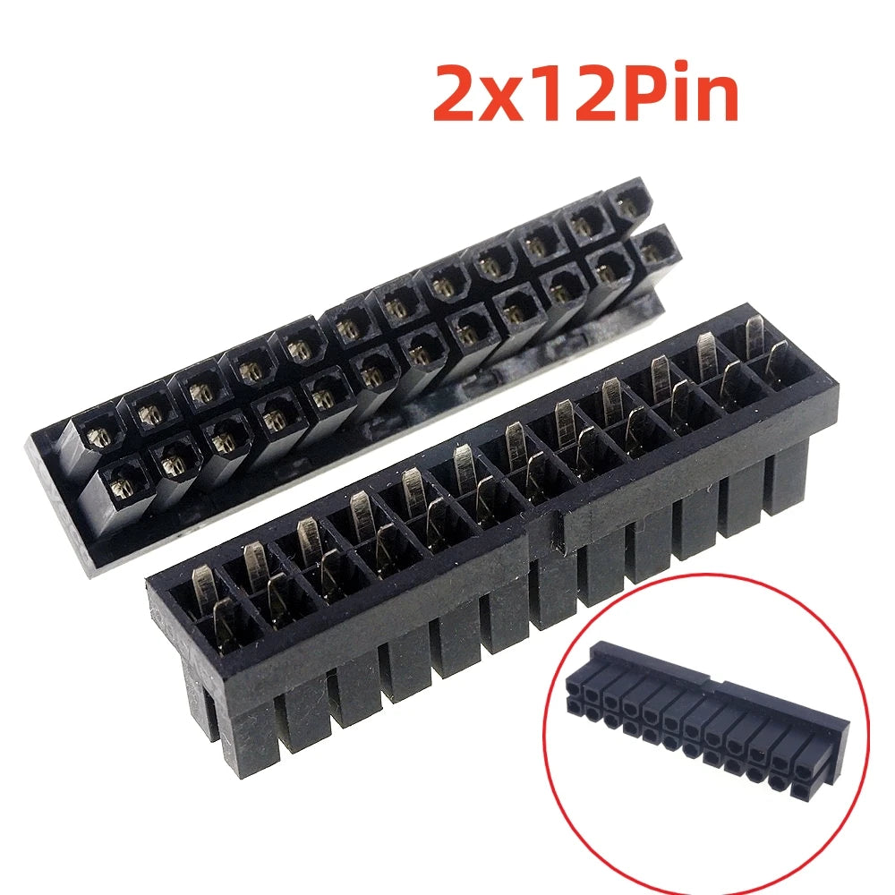 5/20 PCS 4.2 MM 4 6 8 10 18 20 24 PIN Socket Female Header Computer PCEI PCI-E GPU CPU EPS ATX PSC PCB Soder Power Connector