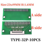 10PCS FFC/FPC Adapter Plate 0.5 to 2.54MM 4P/6P/8P/10P/12P/14P/15P/16P/20P/24P/26P/30P/32P/34P/36P/40P/45P/50P/52P/60P/80P/96P